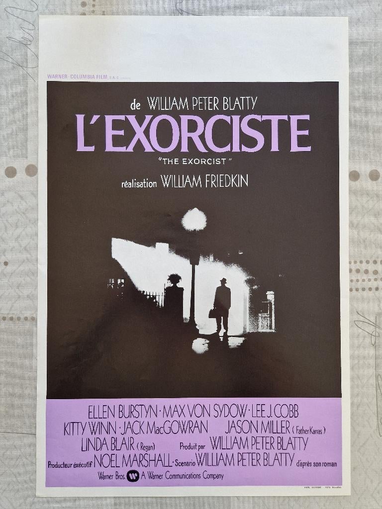 filmaffiche The Exorcist 1973 filmposter, Rechthoekig Staand, Ophalen of Verzenden, Zo goed als nieuw, A1 t/m A3