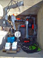 Étang avec carpes koï dans un ensemble complet, Enlèvement, Utilisé