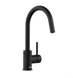 Blanco Mida S - Keukenkraan uittrekbare sproeikop, mat zwart, Huis en Inrichting, Ophalen of Verzenden, Zo goed als nieuw, Zwart