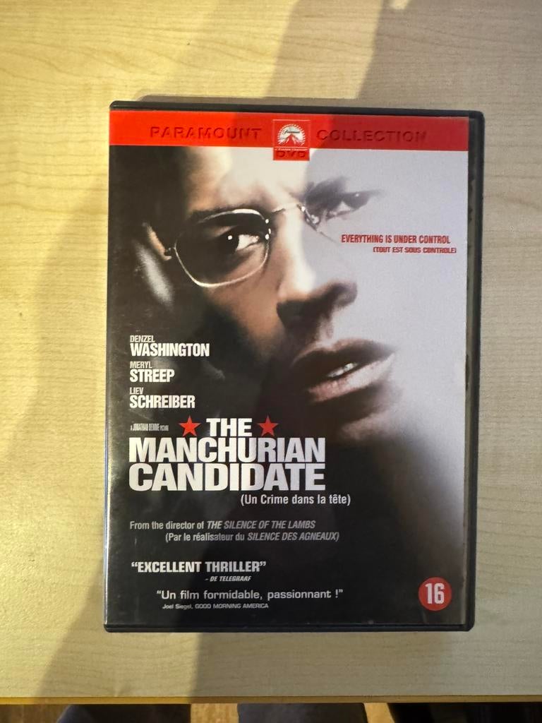 The manchurian candidate DVD Nieuw !!, Vanaf 16 jaar, Ophalen, Zo goed als nieuw, Actiethriller