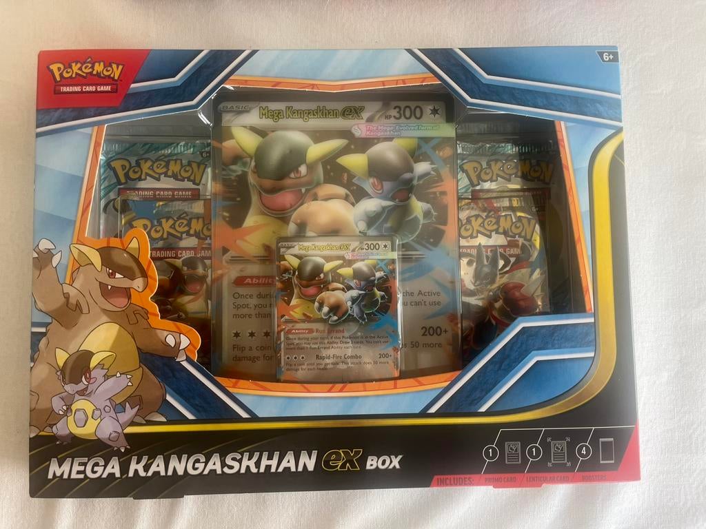 Pokémon Mega Kangaskhan ex Box – Nieuw & Geseald, Ophalen of Verzenden, Zo goed als nieuw, Booster