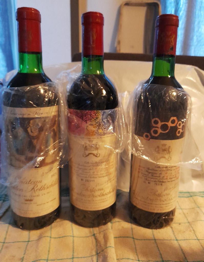 Mouton Rothschild  et Sassicaia, Collections, Vins, Neuf, Vin rouge, France, Pleine, Enlèvement