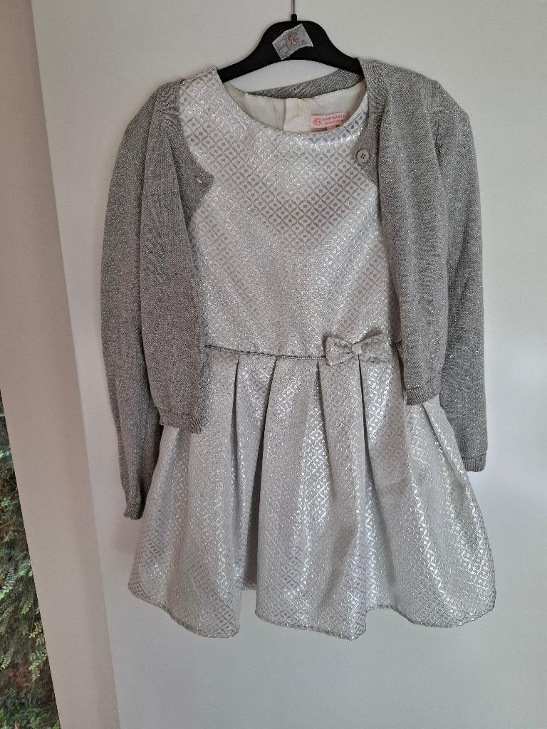 Communiekleedje met vestje, Enfants & Bébés, Vêtements enfant | Taille 128, Comme neuf, Enlèvement, Fille, C&A