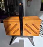 Houten naaikoffer, Hobby en Vrije tijd, Naaien en Fournituren, Ophalen