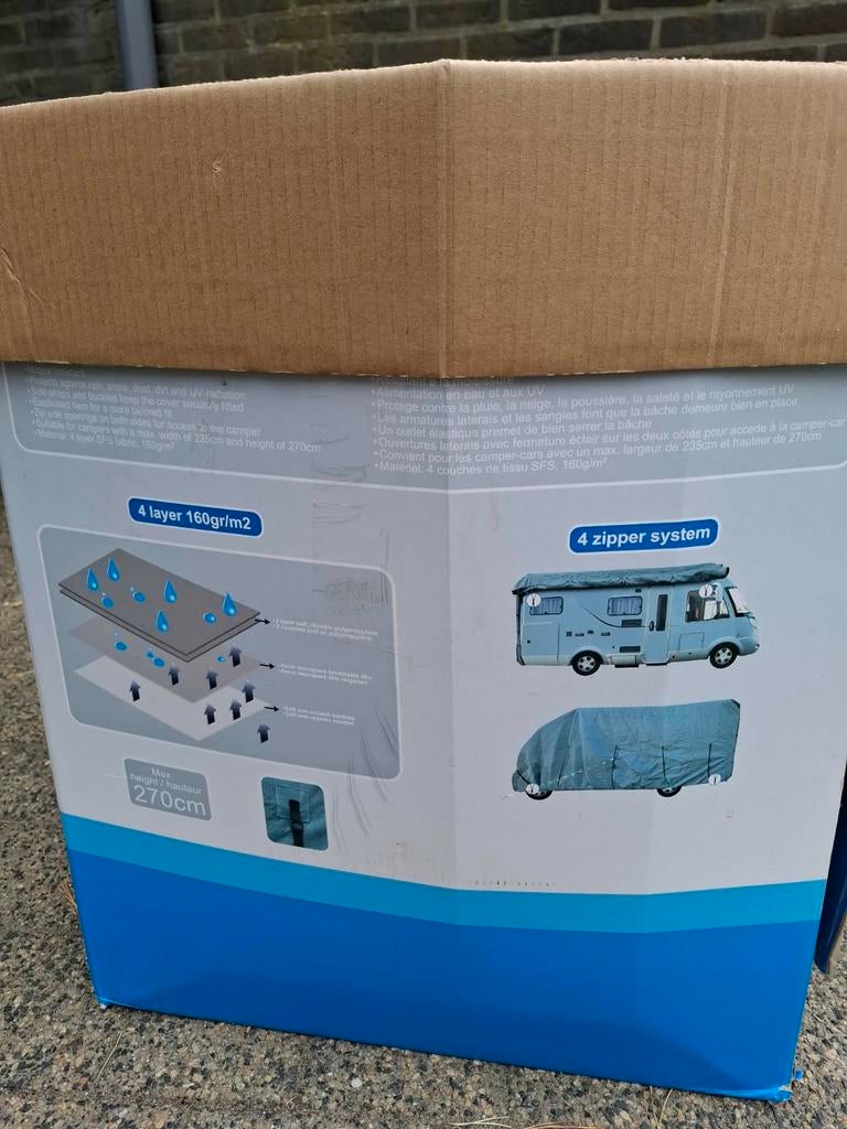 Nieuwe ProPlus camperhoes te koop.
De hoes zit nog in de ori, Caravans en Kamperen, Mobilhome-accessoires, Ophalen