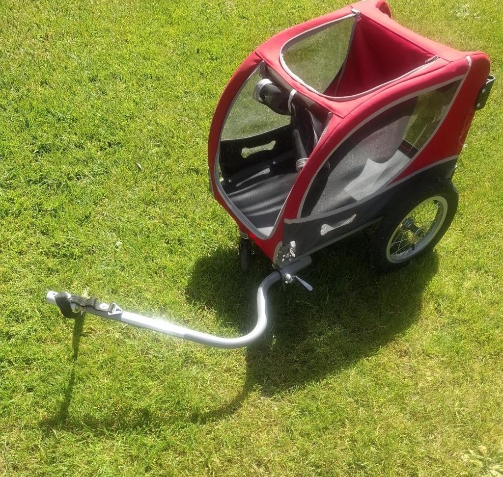 hondenfietskar met wandelset, Animaux & Accessoires, Accessoires pour chiens, Enlèvement, Comme neuf