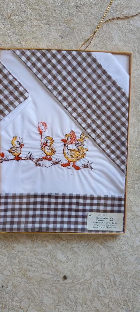 Vintage lakens voor babybedjes, Ophalen of Verzenden, Ledikant