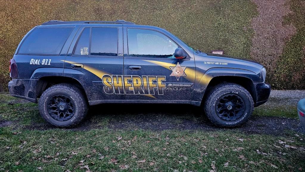 Chevrolet Trailblazer 2004, Auto's, Chevrolet, Particulier, Trailblazer, 4x4, Radio, Benzine, SUV of Terreinwagen, Automaat, Zwart