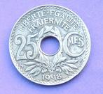 1918 25 centimes Lindauer France, Verzenden, Frankrijk, Losse munt