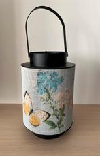 Metalen lantaarn met bamboe leuk voor op vakantie, Ophalen of Verzenden, Zo goed als nieuw