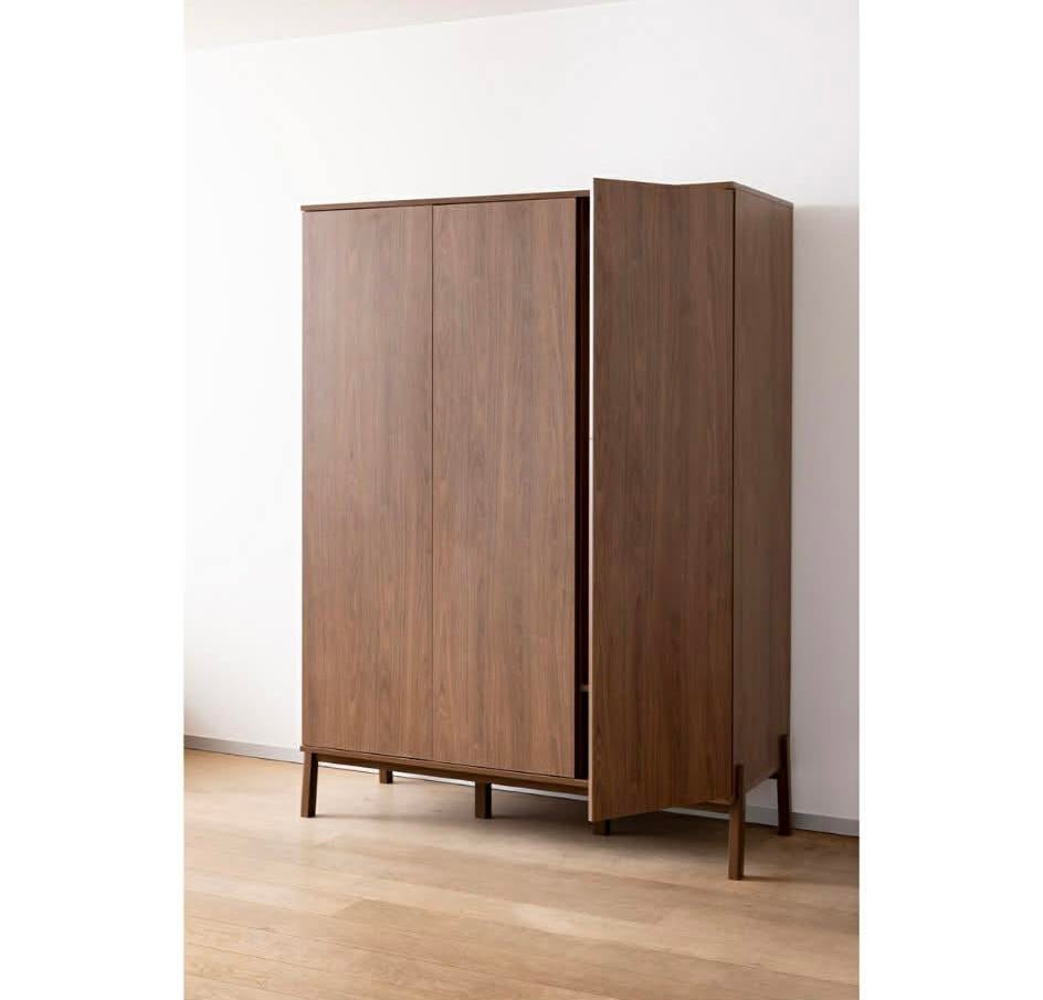 Armoire Quax Ashi XL en châtaigne, Neuf, Avec porte(s), 100 à 150 cm, Modern
