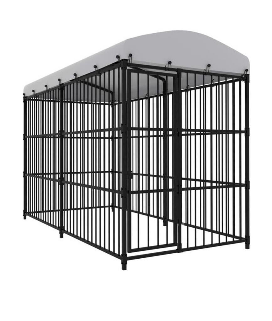 Overdekte hondenkennel, Ophalen