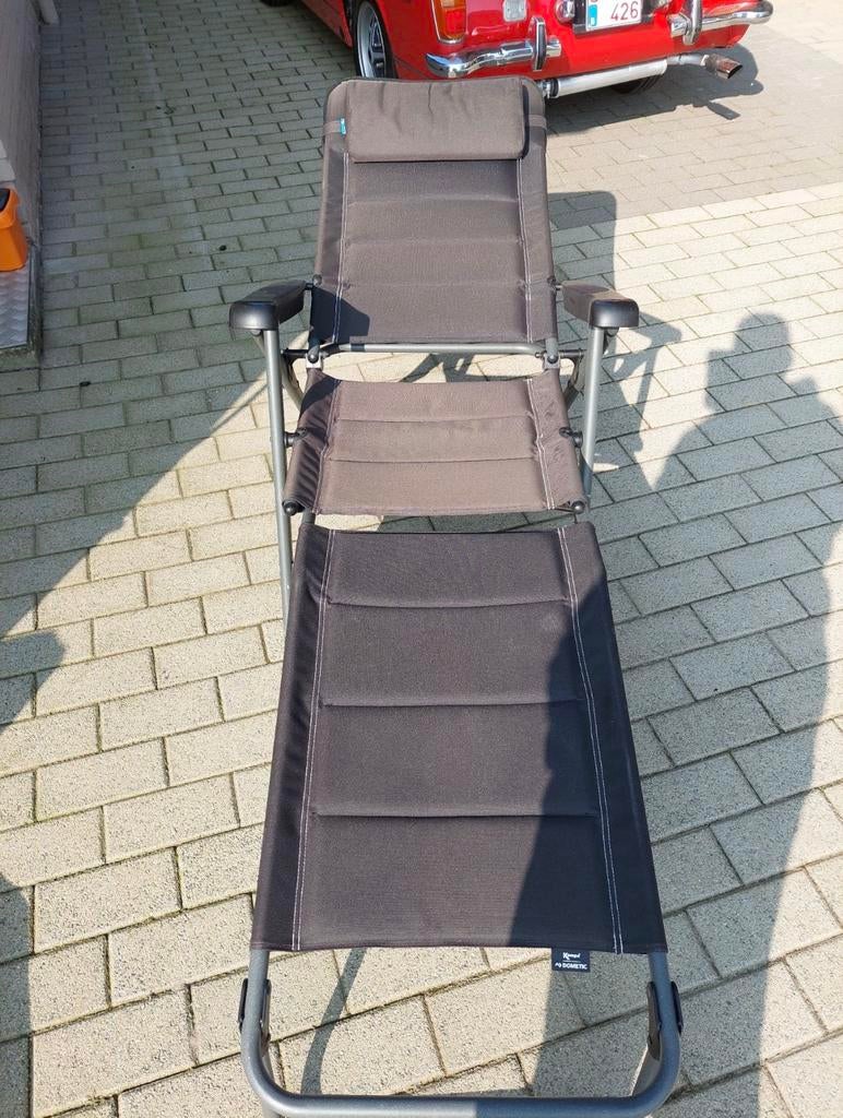 2 lits inclinables avec repose-pieds, Caravanes & Camping, Meubles de camping, Enlèvement, Comme neuf