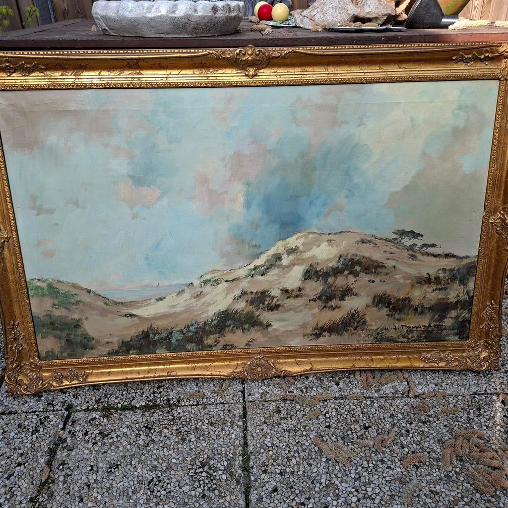 Duinlandschap H.J.Pauwels, Antiek en Kunst, Kunst | Schilderijen | Klassiek, Verzenden