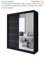 ARMOIRE À PORTES COULISSANTES FLAMBANT NEUVE AVEC MIROIR, Enlèvement, Neuf