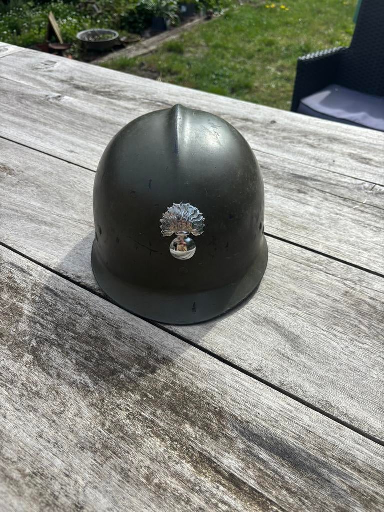 Belgische Gendarmerie Helm, Verzamelen, Militaria | Algemeen, Rijkswacht, Helm of Baret, Ophalen of Verzenden