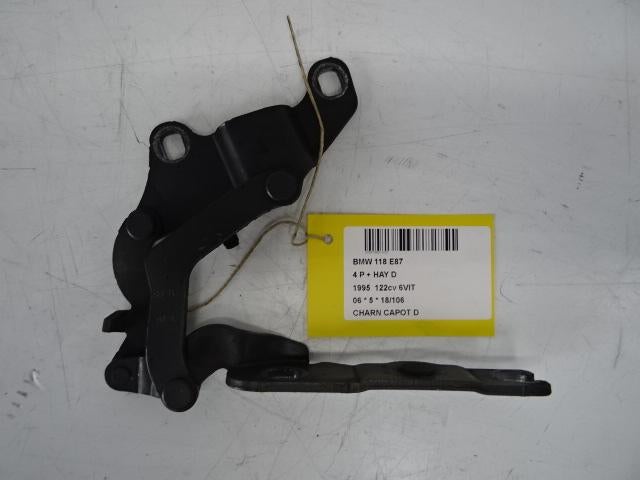 CHARNIERE DE CAPOT DROIT BMW 1 serie (E87 / 87N), Autos : Pièces & Accessoires, Utilisé, BMW