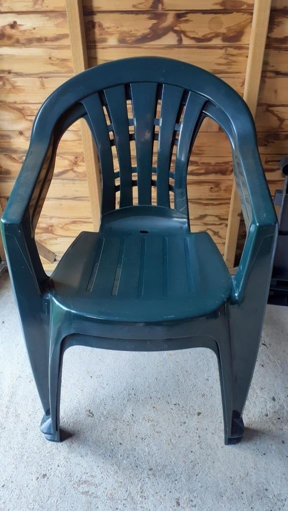 2 chaise de jardin vert, Jardin & Terrasse, Chaises de jardin, Enlèvement