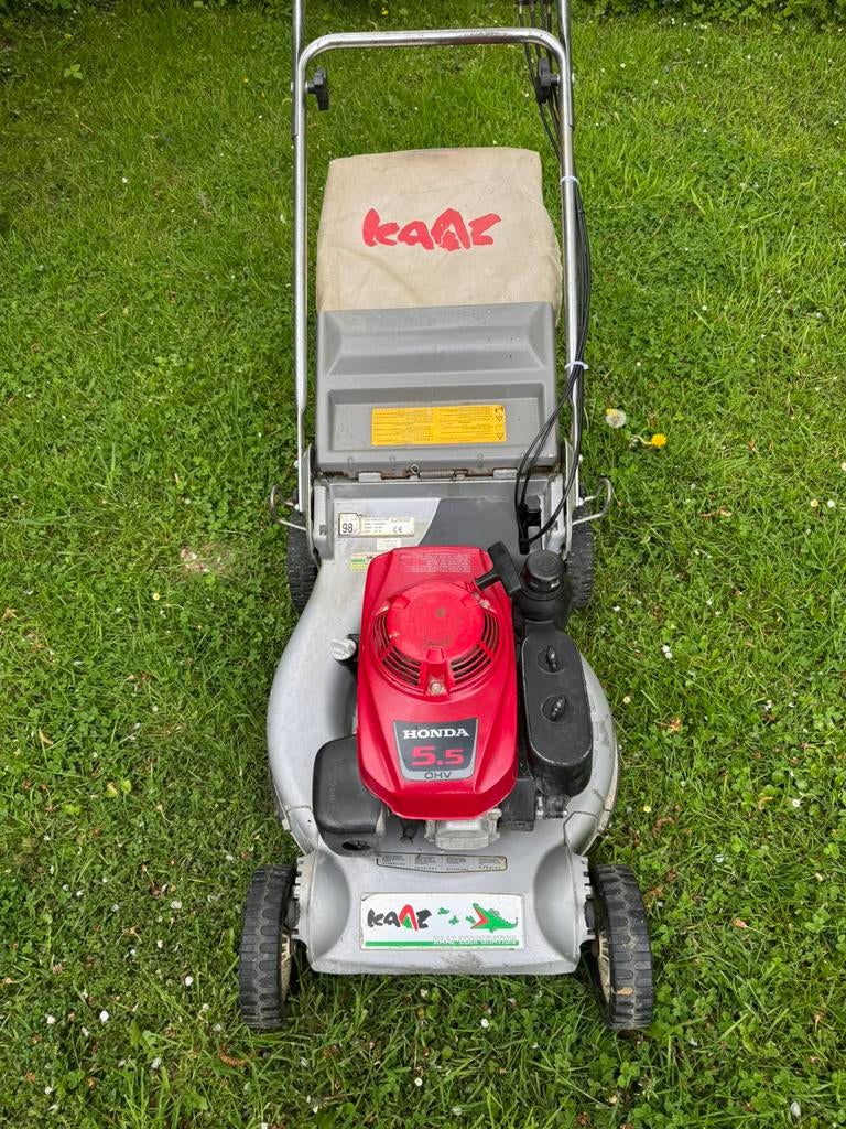 Tondeuse kaaz, Tuin en Terras, Grasmaaiers, Gebruikt, Benzine-grasmaaier, 50 cm of meer, Opvangbak, Versnellingen, Ophalen