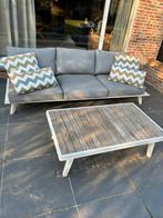 Loungeset BRISTOL met stevige buitenkussens en tafel, Tuin en Terras, Tuinsets en Loungesets, Ophalen, Zo goed als nieuw, Loungeset