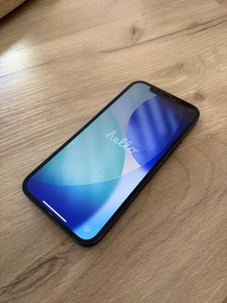 Apple IPhone 12 128GB Blue, Télécoms, Téléphonie mobile | Apple iPhone, 128 GB, Enlèvement ou Envoi, Utilisé, IPhone 12