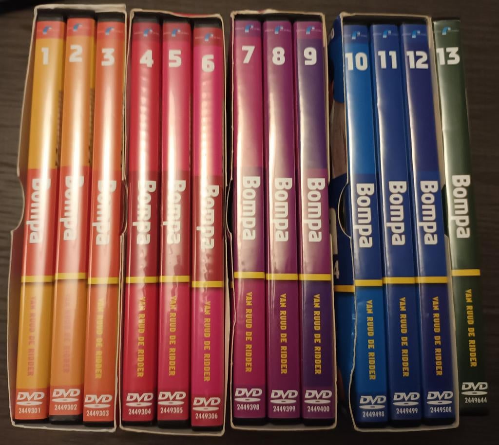 Complete reeks Den Bompa op dvd, Cd's en Dvd's, Ophalen of Verzenden