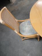 tafel en 4 stoelen, Enlèvement, Utilisé, Quatre personnes, Rond