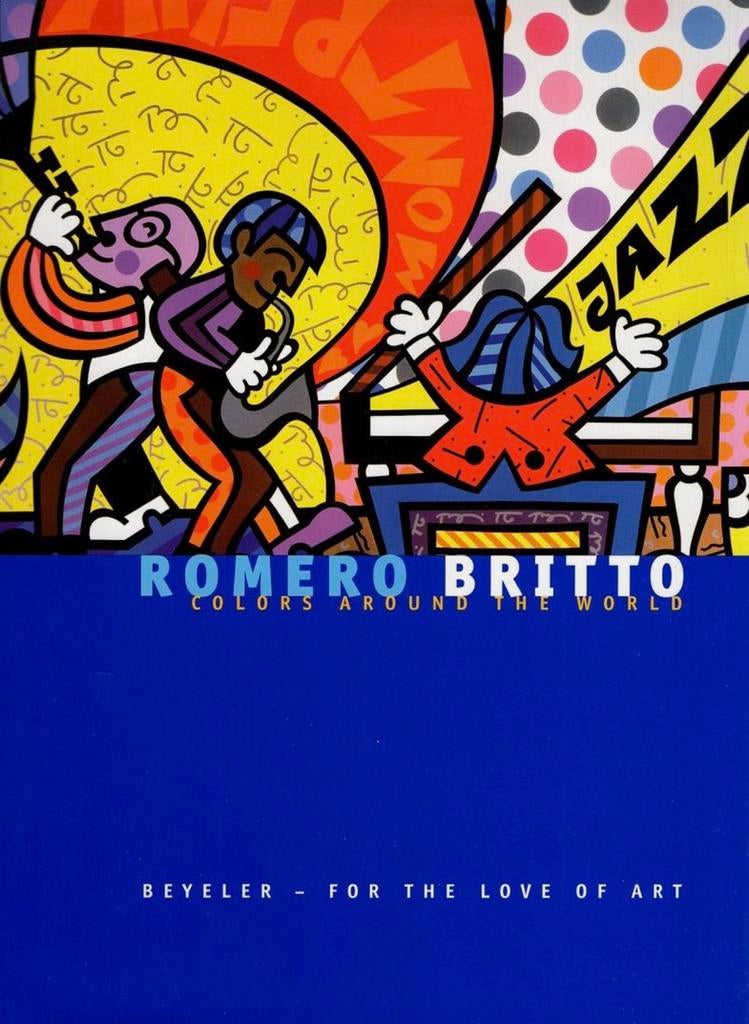 Livre relié 10 couleurs Romero Britto Around the World 216p, Enlèvement ou Envoi, Comme neuf, Peinture et dessin