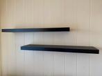 Twee stuks zwarte IKEA wandplanken, Ophalen, Zo goed als nieuw
