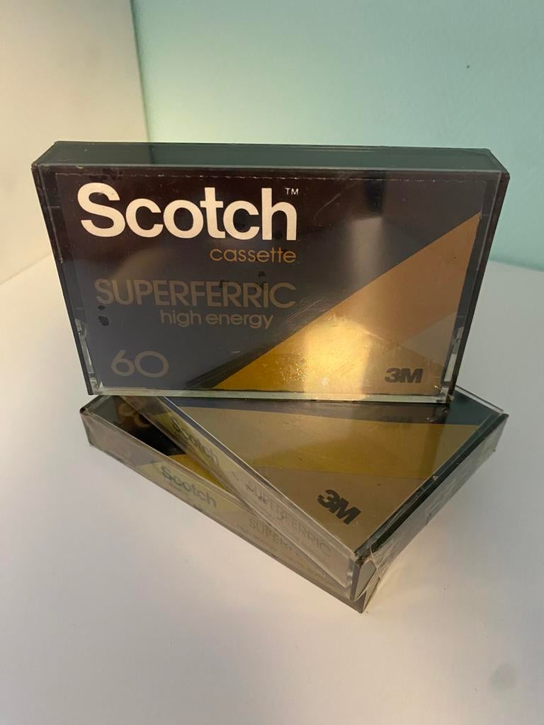 Scotch Superferric High Energy 60 - 3 Tapes, Envoi, Neuf, dans son emballage, 2 à 25 cassettes audio, Vierge