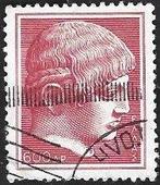 1 Postzegel Griekenland 1954 Oude Griekse kunst, Enlèvement ou Envoi, Grèce, Affranchi