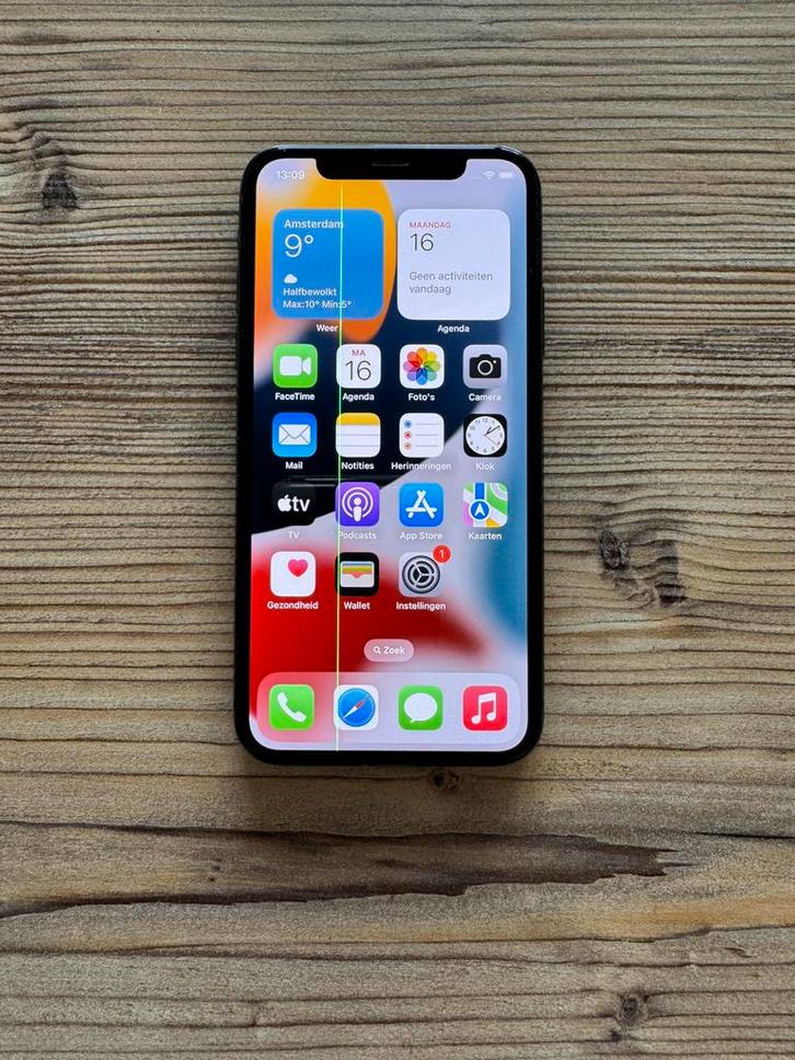 iPhone X - 256GB/76% batterij/zwart, Télécoms, Téléphonie mobile | Apple iPhone, Utilisé, iPhone X, Noir, Enlèvement