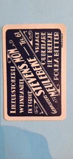 Carte à jouer Meulebeke_Stevens distillerie_noir_170, Enlèvement ou Envoi, Utilisé, Carte(s) à jouer