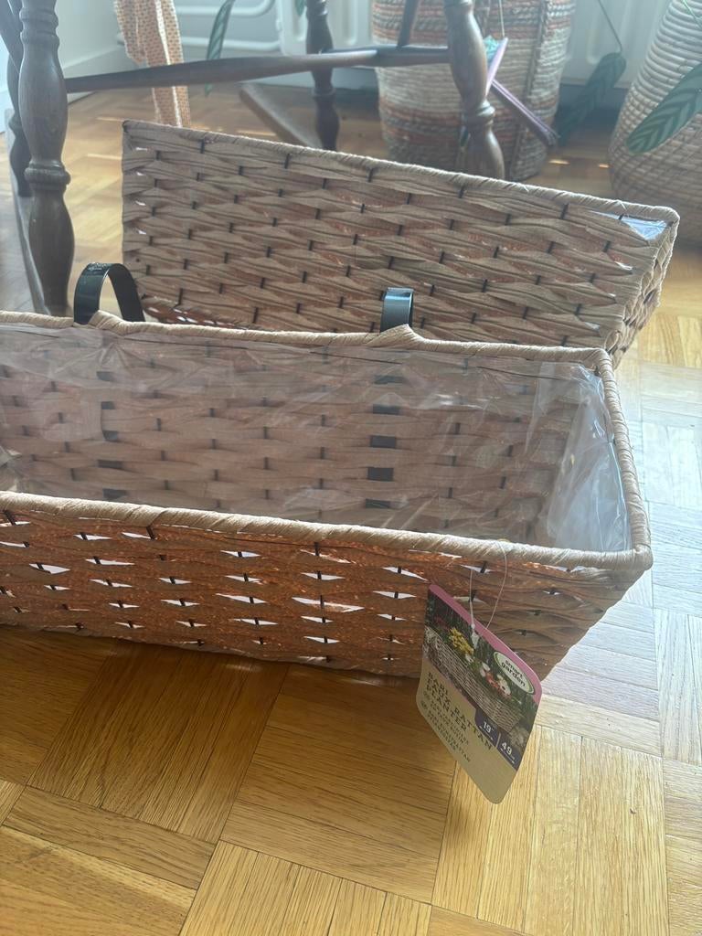 Terras plantenbak, Tuin en Terras, Bloembakken en Plantenbakken, Nieuw, Kunststof, Balkon, Tuin, Minder dan 30 cm, Minder dan 60 cm