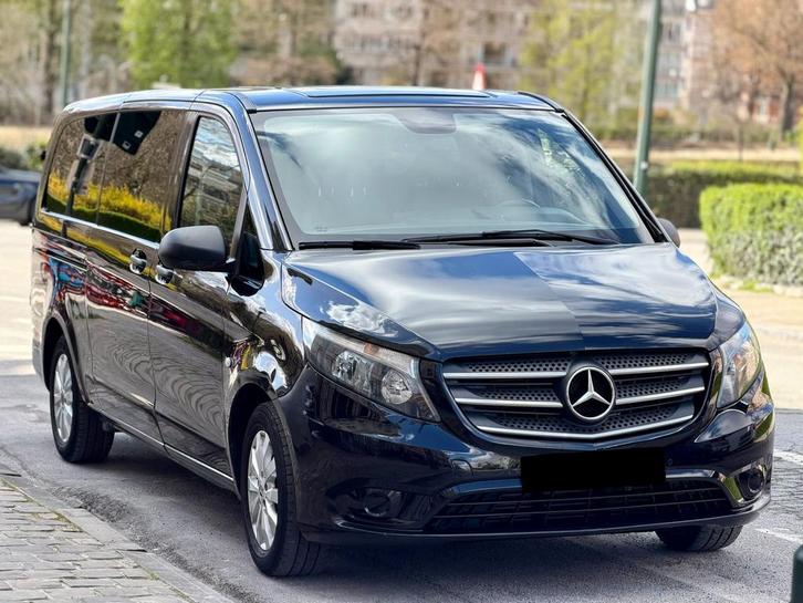 MERCEDES VITO 2.2 CDI 116, Autos, Mercedes-Benz, Particulier, Vito Tourer, Diesel, Euro 6, 5 portes, Automatique, Noir, Noir, Cuir