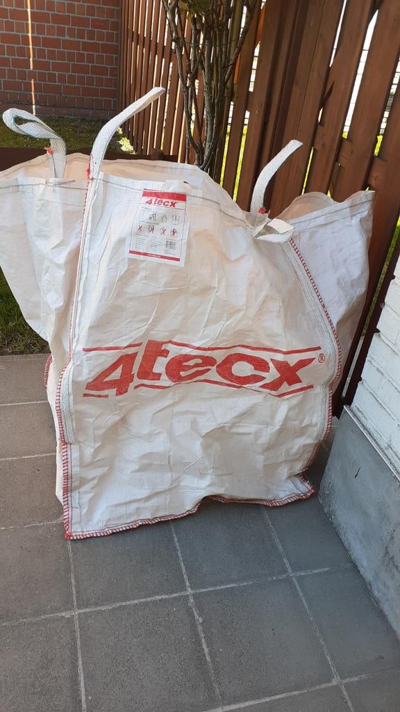 Puinzak/afvalzak., Ophalen, Gebruikt