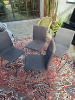 4 chaises Ikea grises, Maison & Meubles, Chaises, Enlèvement, Utilisé, Tissus