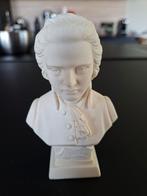 Albasten buste van Amadeus MOZART. Gesigneerd GIANELLI 1981, Ophalen of Verzenden