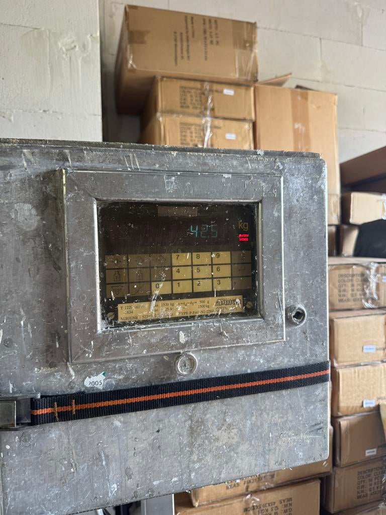 Pallet weegschaal, Ophalen, Zo goed als nieuw