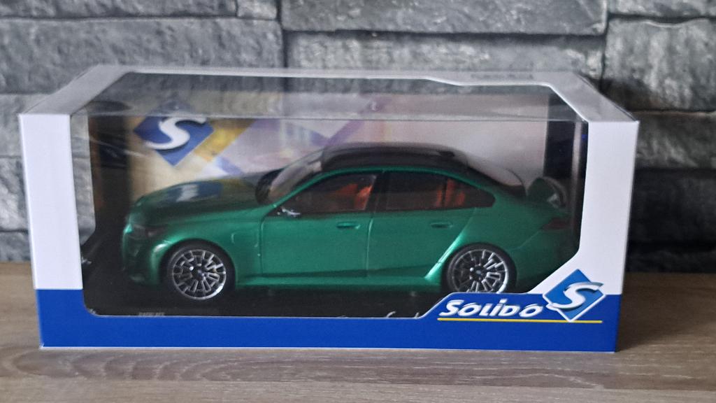 BMW M5 – M Isle of Man Green 1/18ème, Enlèvement ou Envoi, Solido, Voiture, Solido