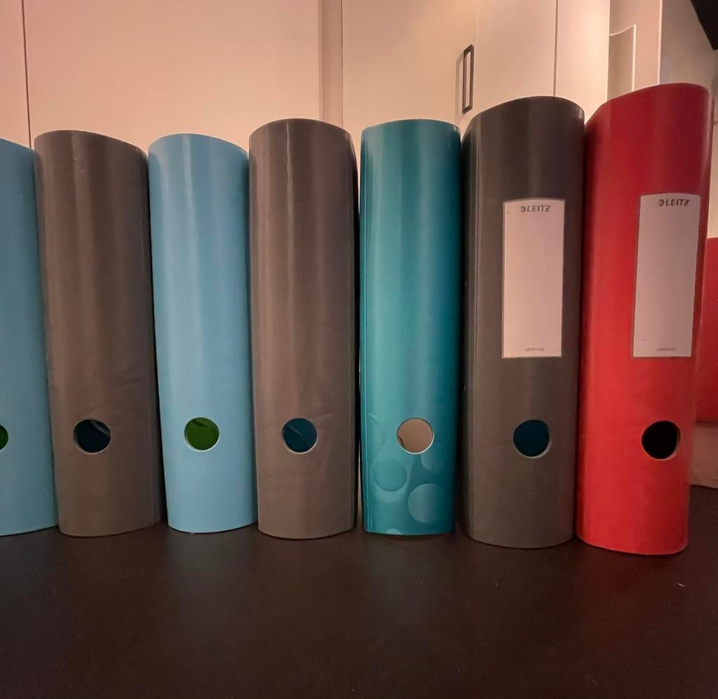 Leitz mappen 10 stuks, Ophalen of Verzenden, Zo goed als nieuw