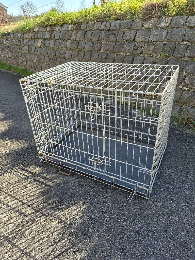 Cage métallique chien, Animaux & Accessoires, Enlèvement, Utilisé