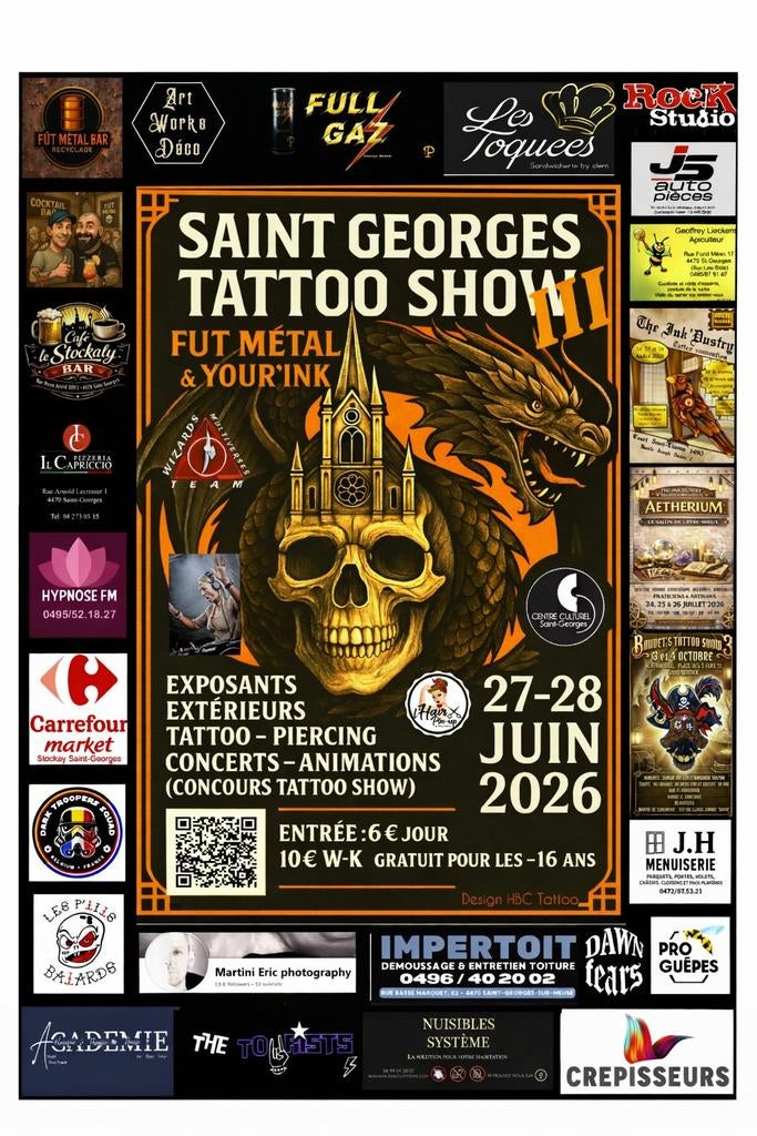 Salon artisans et tatoueurs-food truck et concert rock, Tickets & Billets, Concerts | Rock & Metal, Juin