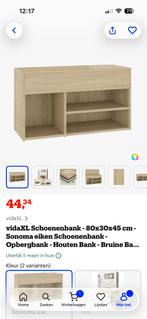 VidaXL schoenenbank, Enlèvement, Comme neuf