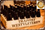 Panneau métallique Westvleteren - rétro vintage mancave, Collections, Enlèvement ou Envoi, Neuf, Panneau, Plaque ou Plaquette publicitaire