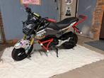 Honda msx 125cc (grom) 2018 4800km met val bescherming/stunt, Permis Moto A1 minimum, Particulier, Éclairage LED, Naked bike