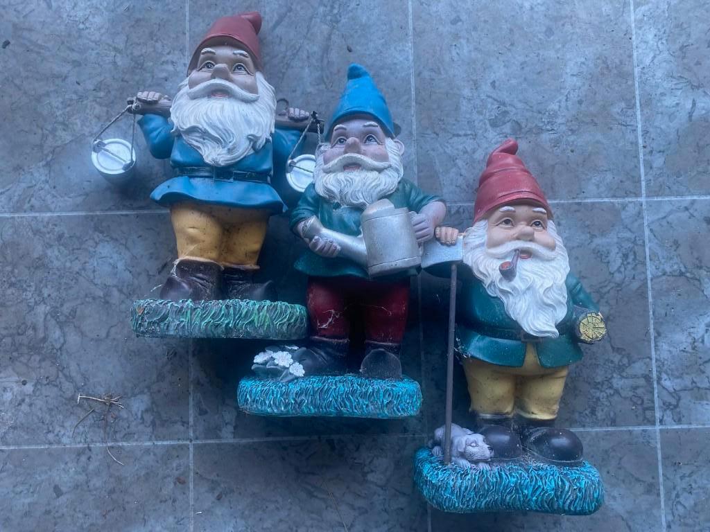 Collectie van verschillende tuinkabouters, Tuin en Terras, Ophalen, Gebruikt, Tuinkabouter