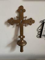 Croix de procession ancienne en cuivre, Antiquités & Art, Enlèvement