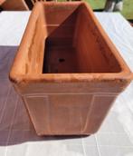 Italiaanse terracotta bloembak l40xb17xh16, Tuin en Terras, Ophalen