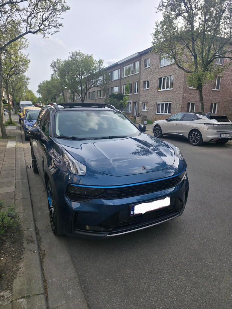 Lynk & Co 01, Auto's, Lynk & Co, Automaat, Stof, Zwart, Blauw